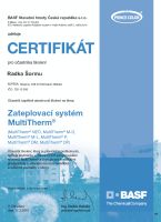 Certifikát BASF 2010 - kliknutím zobrazíte certifikát v plné velikosti